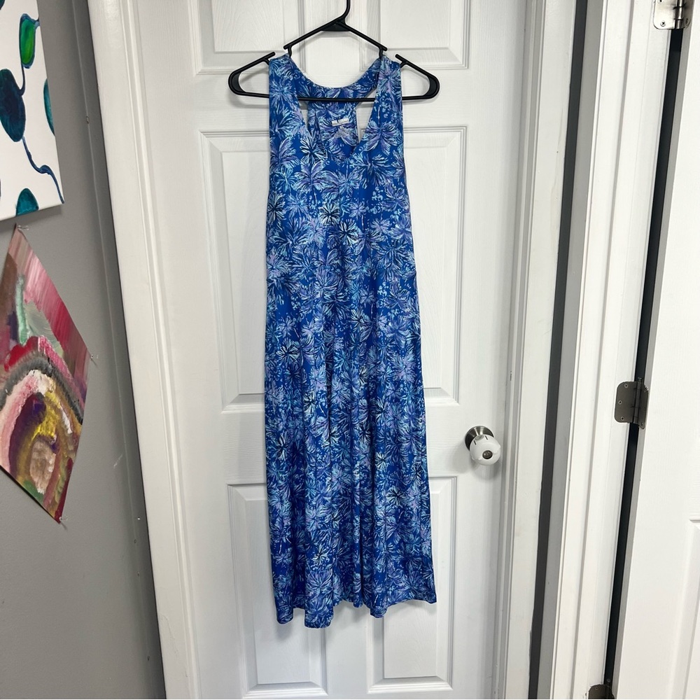 Reel Legends Vibrant Blue Floral Dress XL